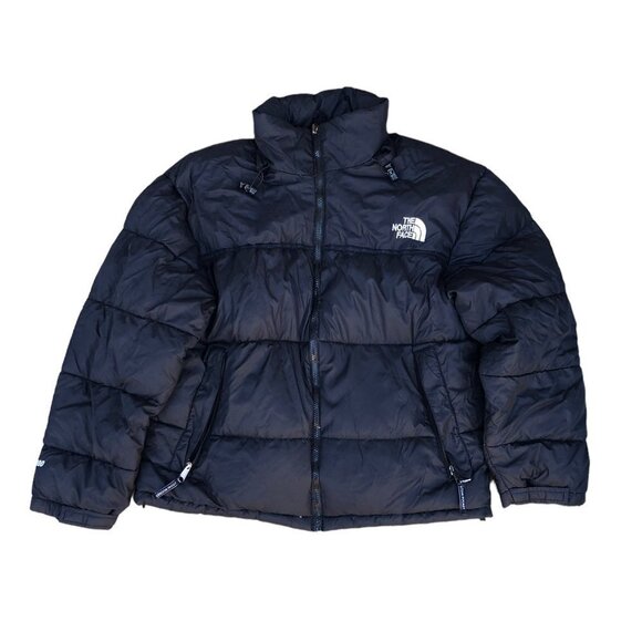 VINTAGE The North Face Nuptse Black 800 Series Jacket Large - Picture 1 of 13